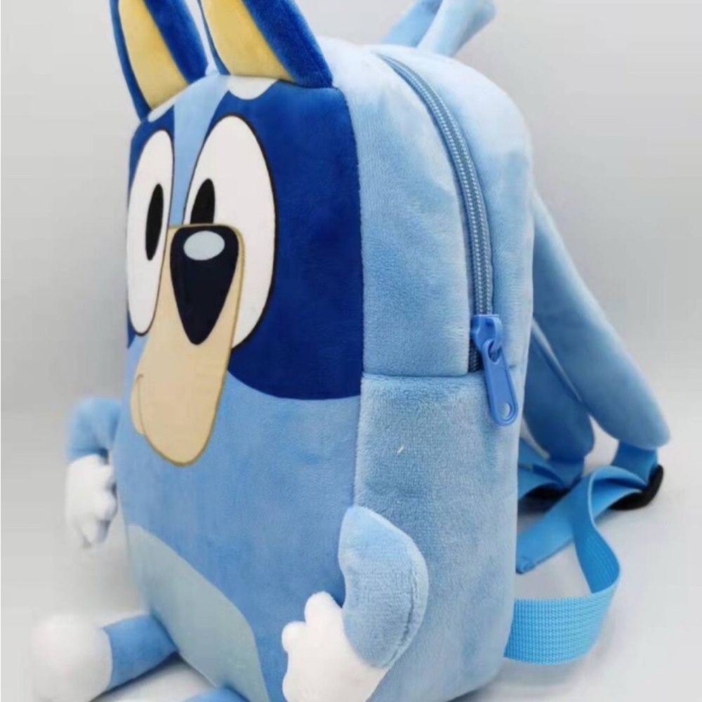 Bluey Kids Backpack - Blue plushy new - Picture 2 of 2